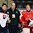 GRAND FORKS, NORTH DAKOTA - APRIL 14: Slovakia's Samuel Solensky #7 and Denmark's Mads-Emil Grandsoe #20 were named Players of the Game for their respective teams during Slovakia's 5-4 preliminary round win at the 2016 IIHF Ice Hockey U18 World Championship. (Photo by Minas Panagiotakis/HHOF-IIHF Images)

